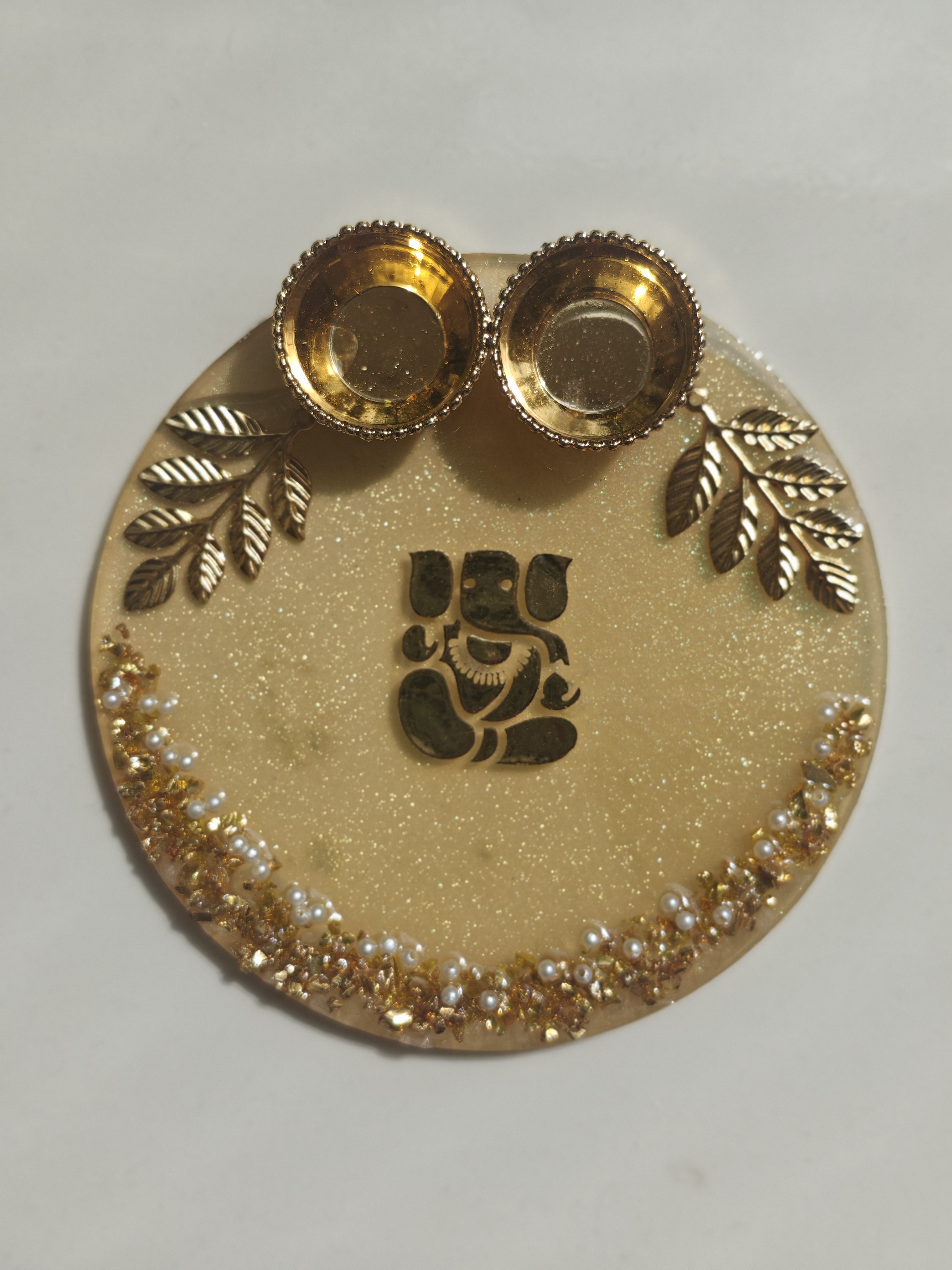Resin puja plate